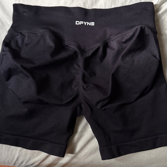 Black D-FINE Athletic Shorts - Picture 2 of 2